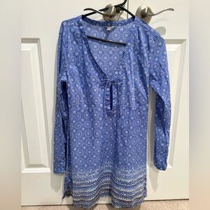 Athleta Tunic Style Printed Top Size M